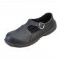 NOIR - Chaussure de sécurité S1P SRC professionnelle de travail blanche noire ISO EN 20345 S1P femme entretien médical menage in