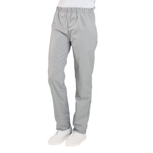 NOIR - Pantalon élastiqué professionnel de travail mixte infirmier aide a domicile médical auxiliaire de vie
