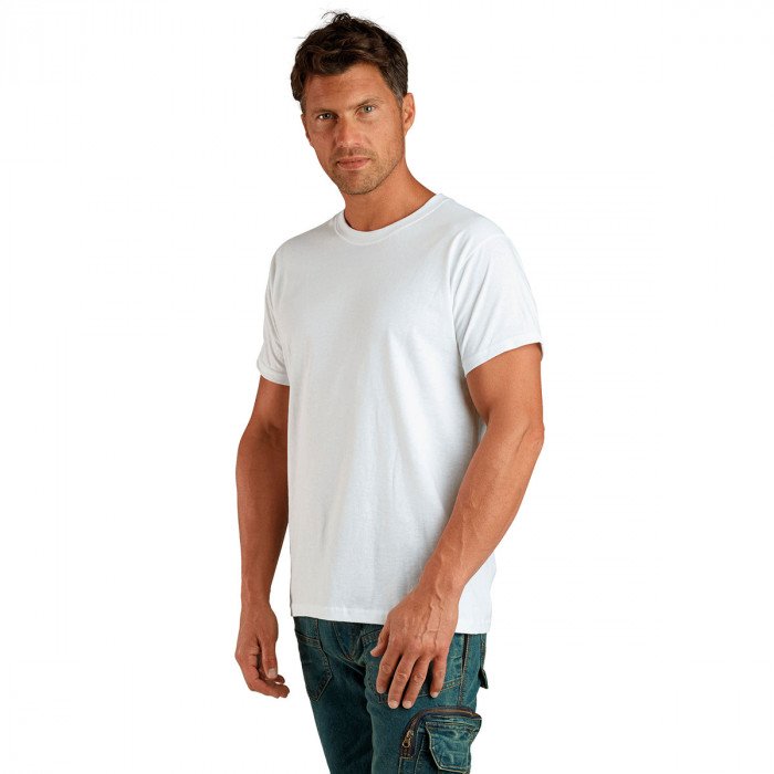 Tee-shirt de Travail Coton Femme Blanc Toptex coupe Droite