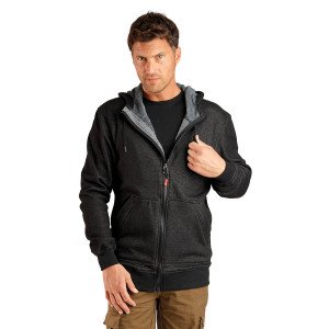 NOIR - Sweat professionnel de travail homme serveur cuisine restauration restaurant
