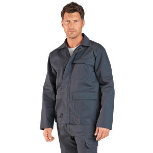 GRIS - Veste de travail professionnelle homme logistique artisan transport chantier