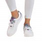 BLANC/WAX - Tennis de travail professionnelle blanche femme aide a domicile médical auxiliaire de vie infirmier