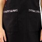 NOIR/WAX - Chasuble tablier blouse professionnel femme menage aide a domicile entretien auxiliaire de vie