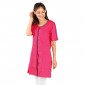 FUCHSIA/ARDOISE - Blouse professionnelle de travail femme - PROMO entretien aide a domicile menage auxiliaire de vie