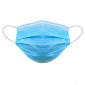 BLANC - Masques chirurgicaux jetables professionnelle de travail 3 plis : polypropylène + filtre + polypropylène EN 14683:2005 m