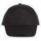 NOIR - Casquette de travail professionnelle 100% coton manutention chantier logistique artisan