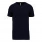 MARINE - Tee-shirt professionnelle de travail à manches courtes 97% coton / 3% élasthanne, pour coloris GRIS 87% coton / 9% visc