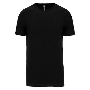 BLANC - Tee-shirt professionnel de travail à manches courtes 97% coton / 3% élasthanne, pour coloris GRIS 87% coton / 9% viscose