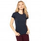 MARINE - Tee-shirt professionnelle de travail à manches courtes 97% coton / 3% élasthanne, pour le coloris GRIS : 87% coton / 9%