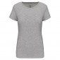 GRIS CHINE - Tee-shirt professionnelle de travail à manches courtes 97% coton / 3% élasthanne, pour le coloris GRIS : 87% coton 
