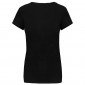 NOIR - Tee-shirt professionnel de travail à manches courtes 97% coton / 3% élasthanne, pour le coloris GRIS : 87% coton / 9% vis