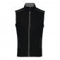 NOIR/GRIS - Gilet de travail professionnel sans manches homme artisan entretien chantier menage