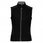 NOIR/GRIS - Gilet de travail professionnel sans manches femme - PROMO chantier menage artisan entretien