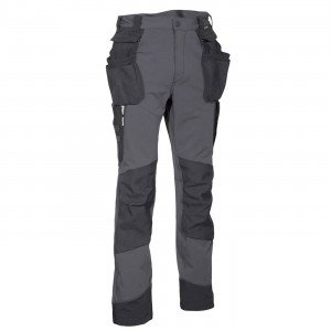 ARDOISE/NOIR - Pantalon de travail professionnel homme transport artisan logistique chantier