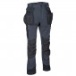 MARINE/NOIR - Pantalon de travail professionnel homme logistique chantier transport artisan