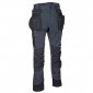 MARINE/NOIR - Pantalon de travail professionnel homme transport artisan manutention chantier