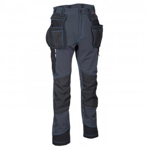 ARDOISE/NOIR - Pantalon de travail professionnel homme transport artisan manutention chantier