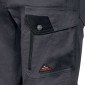 ARDOISE/NOIR - Pantalon de travail professionnel homme logistique artisan manutention chantier