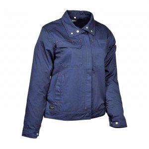 MARINE - Veste de travail professionnelle à manches longues femme transport artisan logistique chantier MARINE - Veste de travail professionnelle à manches longues femme transport artisan logistique chantier