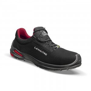 NOIR - Chaussure de sécurité S3 professionnelle de travail noire EN ISO 20345 S3 mixte logistique chantier manutention artisan