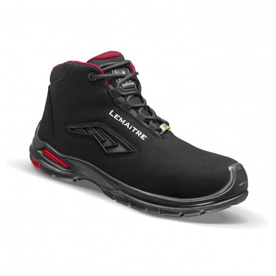 NOIR - Chaussure de sécurité S3 professionnelle de travail noire EN ISO 20345 S3 mixte manutention chantier transport artisan