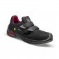 NOIR - Chaussure de sécurité sans lacet S1P professionnelle de travail noire ISO EN 20345 S1P mixte logistique artisan transport