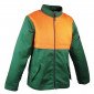 VERT/ORANGE - Veste de travail professionnelle à manches longues mixte