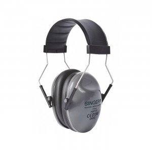 NOIR - Casque professionnelle de travail EN 352 Protection contre le bruit, pour les serre-tête (montés ou pas sur casque), bouc