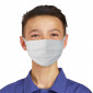 BLANC - Masque enfant lavable professionnel de travail Jersey 57% coton / 38% polyester / 5% élasthanne - PROMO