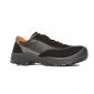 NOIR/ORANGE - Chaussure de sécurité S3S professionnelle de travail noire EN ISO 20345 S3S mixte artisan chantier