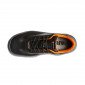 NOIR/ORANGE - Chaussure de sécurité S3S professionnelle de travail noire EN ISO 20345 S3S mixte artisan chantier