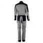GRIS/NOIR - Combinaison professionnelle de travail homme logistique chantier manutention artisan