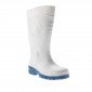 BLANC - Botte blanche de sécurité S4 professionnelle de travail blanche en PVC EN ISO 20345 S4 mixte restauration restaurant hôt