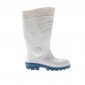 BLANC - Botte blanche de sécurité S4 professionnelle de travail blanche en PVC EN ISO 20345 S4 mixte restauration restaurant hôt