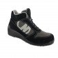 GRIS/NOIR - Chaussure haute de sécurité S3 professionnelle de travail noire ISO EN 20345 S3 femme chantier entretien artisan men