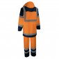 ORANGE - Ensemble de pluie professionnel de travail homme transport chantier logistique artisan