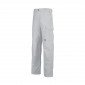 BLANC - Pantalon de travail professionnel homme manutention chantier logistique artisan