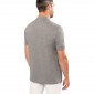 GRIS - Polo professionnel de travail BIO 100% coton homme auxiliaire de vie médical aide a domicile infirmier