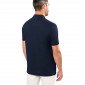 MARINE - Polo professionnel de travail BIO 100% coton homme auxiliaire de vie médical aide a domicile infirmier