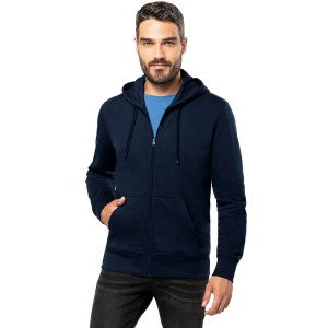 GRIS - Sweat professionnel de travail BIO homme logistique chantier manutention artisan
