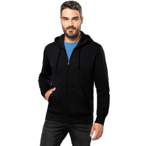 GRIS - Sweat professionnel de travail BIO homme manutention artisan transport chantier