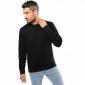 NOIR - Sweat professionnel de travail BIO mixte menage aide a domicile entretien auxiliaire de vie