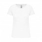 BLANC - Tee-shirt professionnel de travail à manches courtes 100% coton biologique, et 90% coton / 10% viscose pour les coloris 