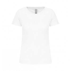 ROSE - Tee-shirt professionnel de travail à manches courtes 100% coton biologique, et 90% coton / 10% viscose pour les coloris c