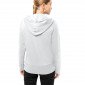 BLANC - Sweat professionnel de travail BIO femme chantier entretien artisan menage