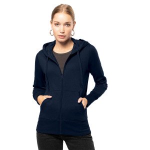 NOIR - Sweat professionnel de travail BIO femme artisan menage chantier entretien