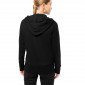 NOIR - Sweat professionnel de travail BIO femme chantier entretien artisan menage
