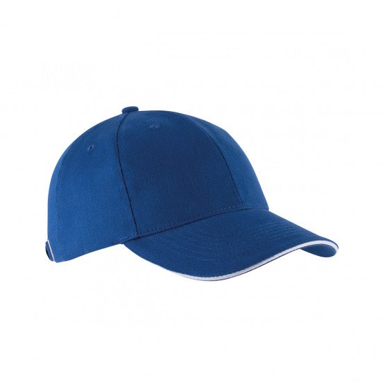 BLEU - Casquette de travail professionnelle 100% coton mixte logistique chantier manutention artisan