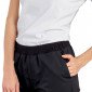NOIR - Pantalon élastiqué professionnel de travail femme médical aide a domicile infirmier auxiliaire de vie