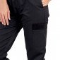 NOIR - Pantalon élastiqué professionnel de travail femme aide a domicile infirmier auxiliaire de vie médical